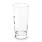 テルのビジネス大学のショップの可愛い犬と少女 Long Sized Water Glass :right