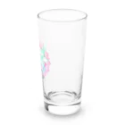 ﾈﾓﾌｨﾗのタツノオトシゴ 曼荼羅 白 Long Sized Water Glass :right