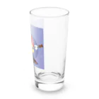 satomatoのイラストのギターを弾くトマトくん Long Sized Water Glass :right