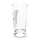 れいにゃん堂&れいにゃあ～と😺のチョークアートのキジトラ猫😸 Long Sized Water Glass :right