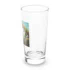 和彩-Wairoriのアニメ調　ティラノサウルス Long Sized Water Glass :right