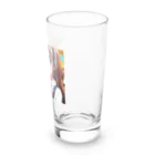 🎨デザイン宮殿🛍️のヘッドホン美少女 Long Sized Water Glass :right