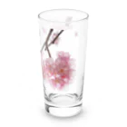 I miss you の河津桜満開 Long Sized Water Glass :right