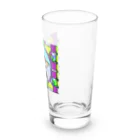 チワワ愛好家ショップのステンドグラスアートの中で息づくチワワの可愛さ Long Sized Water Glass :right