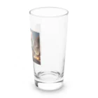 milkeの寝てるだけじゃないにゃん Long Sized Water Glass :right