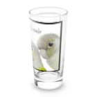 mariechan_koboの049 ウロコインコset シンプルフレームB Long Sized Water Glass :right