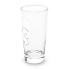 キイロチャンのふわふわの白い犬 Long Sized Water Glass :right