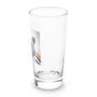 Toro Rosso Shopのえんぴつ絵の熊のグッツ Long Sized Water Glass :right