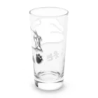 LalaHangeulのヘソ天猫さん(ハングル) Long Sized Water Glass :right