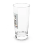 smile_happyのfrench bulldog Long Sized Water Glass :right