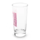 rikanのピンクキャット Long Sized Water Glass :right