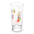 Ａｔｅｌｉｅｒ　Ｈｅｕｒｅｕｘのサーカスにゃんこ　４ピエロにゃんず Long Sized Water Glass :right