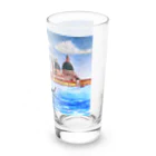 がぶちゃんのベネチア　ゴンドラの風景 Long Sized Water Glass :right