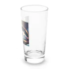 ホワホワらぼのねむりねこ Long Sized Water Glass :right