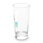 ワンダーワールド・ワンストップの海辺のかわいい女の子③ Long Sized Water Glass :right