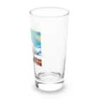 kstm_comのはとちゃんグッズ Long Sized Water Glass :right