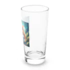 安田ワールドのハムスターのイラストグッズ Long Sized Water Glass :right