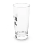 BEERのビールガール_黒字(透過) Long Sized Water Glass :right