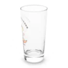 ハムスターとチンチラ kinchan_kohakuのはむちらバーガー(ハムスター、チンチラ) Long Sized Water Glass :right