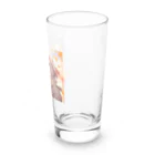 ぶーたんの紅葉の中で輝く彼女 Long Sized Water Glass :right