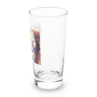 DJシャークのドット絵ライオン Long Sized Water Glass :right