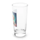 春乃遊羽アイディアイラストショップの可愛い犬のイラスト Long Sized Water Glass :right