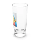 フリーダムの華やかな羽色のオウム Long Sized Water Glass :right