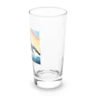 フリーダムの勇敢な海の王者、シャチ Long Sized Water Glass :right