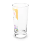 Pom-Dog'sの清楚系白ポメ　ポメ子 Long Sized Water Glass :right