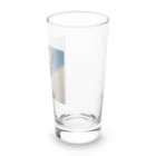 猫雑貨屋　ねこまろのアイスにかぶりつく猫 Long Sized Water Glass :right