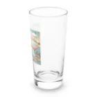 akarityanのstop　地球温暖化 Long Sized Water Glass :right