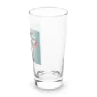 おしゃれな動物のおしゃれなゾウ Long Sized Water Glass :right