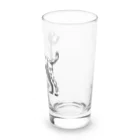 &AIのピクセルアートダルメシアン　3 Long Sized Water Glass :right