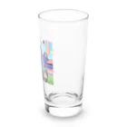 ほっこりグッズBASEのワールドカップ優勝を夢見るサッカー少年 Long Sized Water Glass :right