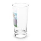 ROCKSWEBのドット絵　パキケファロサウルス Long Sized Water Glass :right