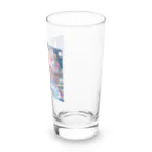 Happy Hub"（ハッピー・ハブ）の猫ギャル振り袖 Long Sized Water Glass :right