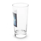 あにどっとの白い犬のドット絵 Long Sized Water Glass :right