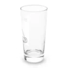 abiko328の柴犬トレジャーズ　ブラック Long Sized Water Glass :right