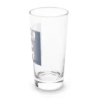 y1717のBullくん　アメフトをやる Long Sized Water Glass :right