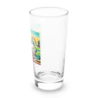 ワワジジドットクラブのドットロボットと恐竜のチェスゲームA Long Sized Water Glass :right