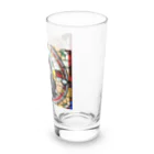 coron72のステンドグラス【黒髪女子】 Long Sized Water Glass :right