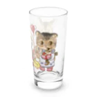 猫のきぬくんのお店のハウルくん一家　クリスマスツアー Long Sized Water Glass :right