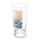 浮世絵屋の北斎「富嶽三十六景①　神奈川沖浪裏」葛飾北斎の浮世絵 Long Sized Water Glass :right