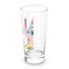 💖宇宙整体♪🌈♪こころからだチャンネル♪💖の宇宙に感謝　愛は祈りなり。 Long Sized Water Glass :right