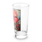 自然たいのハイビスカスめっちゃアップ Long Sized Water Glass :right