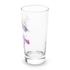 月夜のタツノオトシゴのwalking in the rain Long Sized Water Glass :right