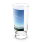 ブルームーンのあおぞらとびわこにいやされます。 Long Sized Water Glass :right