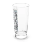 なっつ ふぁくとりーのゼンタングル 蝶 Long Sized Water Glass :right