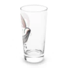 イラスト MONYAAT の履いてる？ 80DENIER タイツを履いたスズメ　大きめ Long Sized Water Glass :right