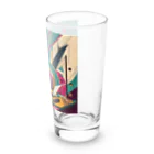 のんびりアート工房のガラクタアート Long Sized Water Glass :right